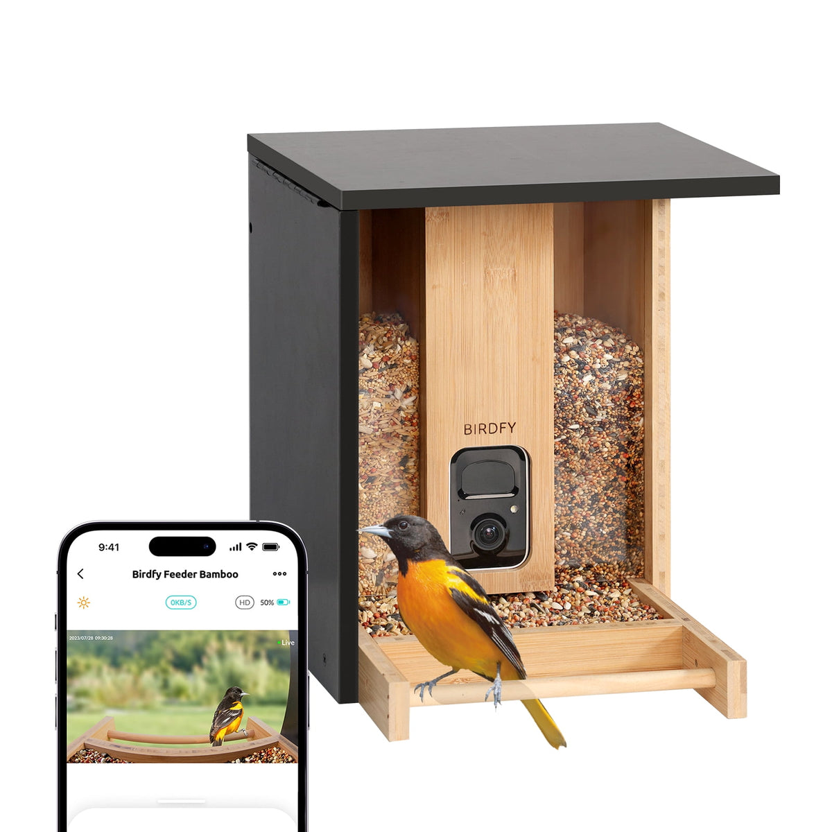 Netvue Birdfy Upgrade Smart Bird Feeders Solar Powered Natural netvue