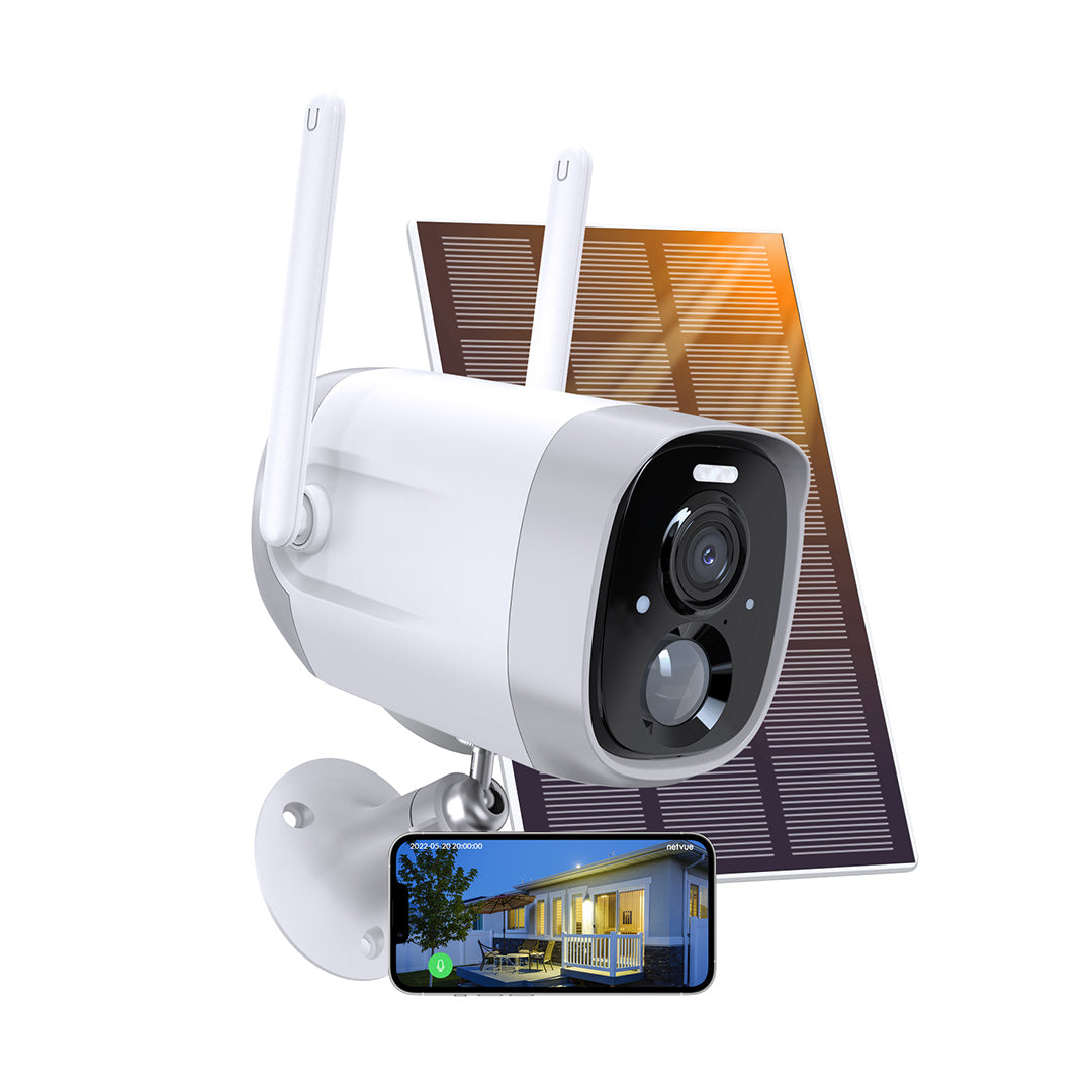 Netvue Sentry Pro - 2K Security Camera Outdoor, WiFi IP Camera, PTZ 360°  View Camera Surveillance Exterieur for Home Security with 66ft Night  Vision, App Remote & Motion Detection