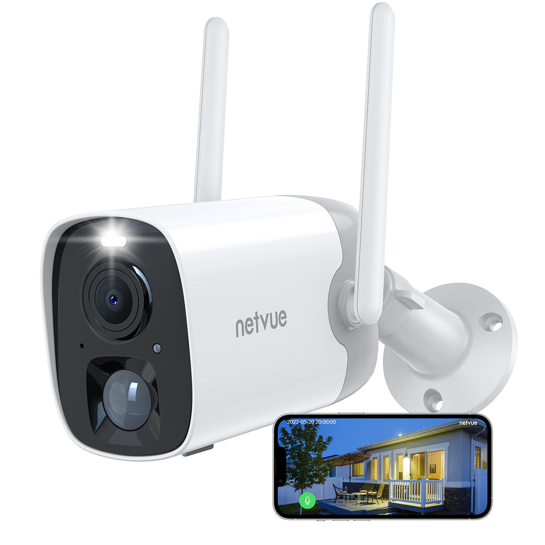 Netvue Caméra de Surveillance Extérieure, 1080P Full HD Caméra WiFi, IP66  Étanche – Votre partenaire hi-tech !